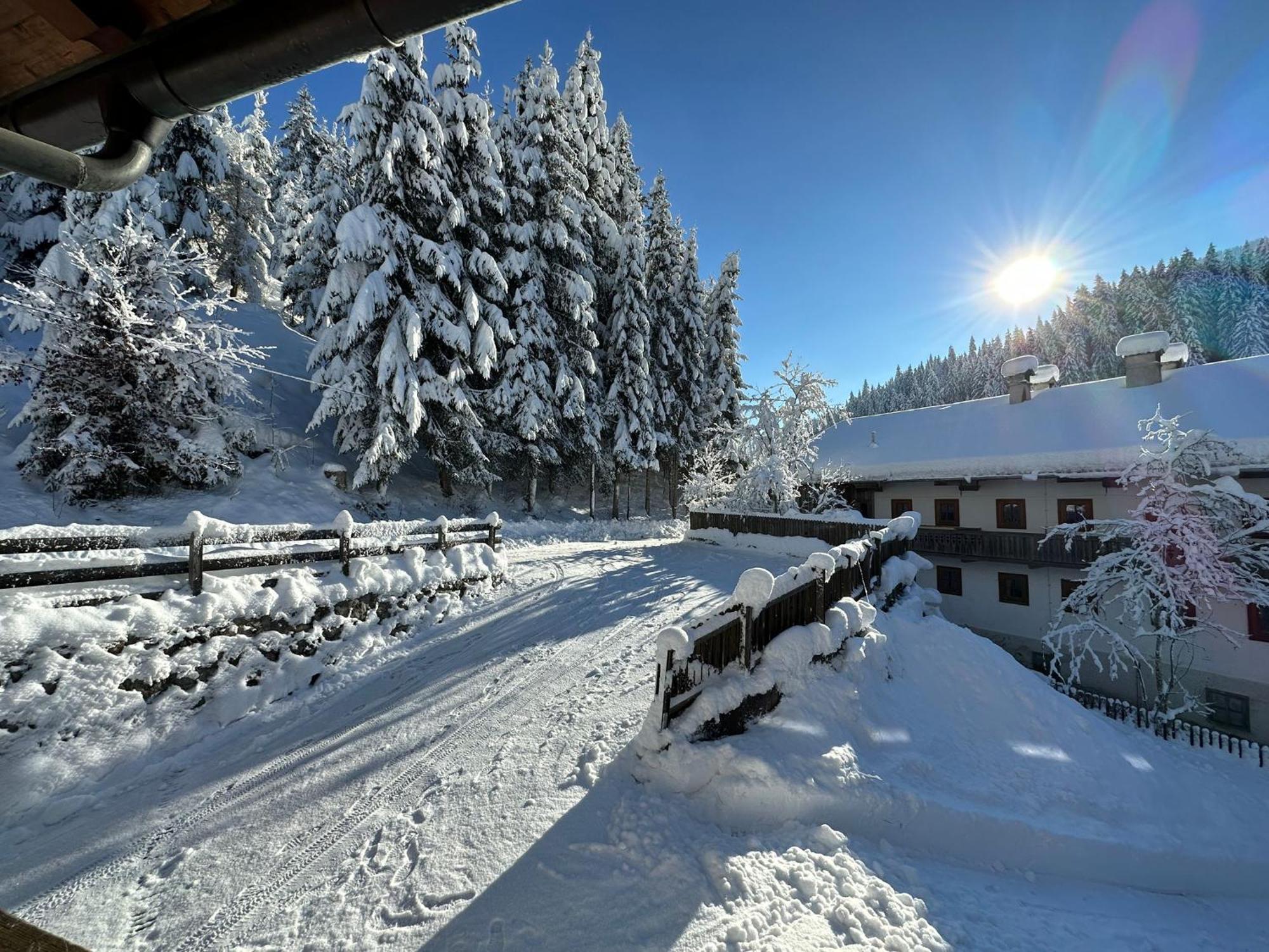 Haus Luxer Apartment Auffach Bagian luar foto